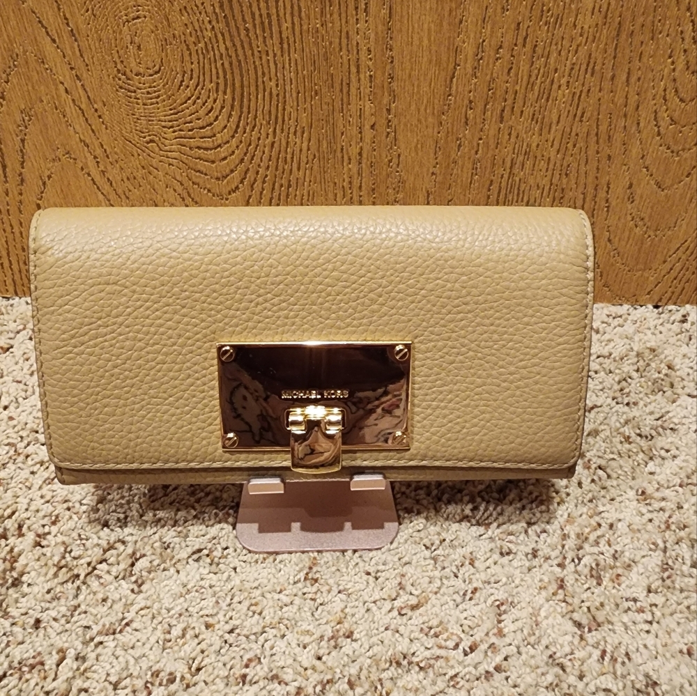 Michael Kors Tan Leather Wallet